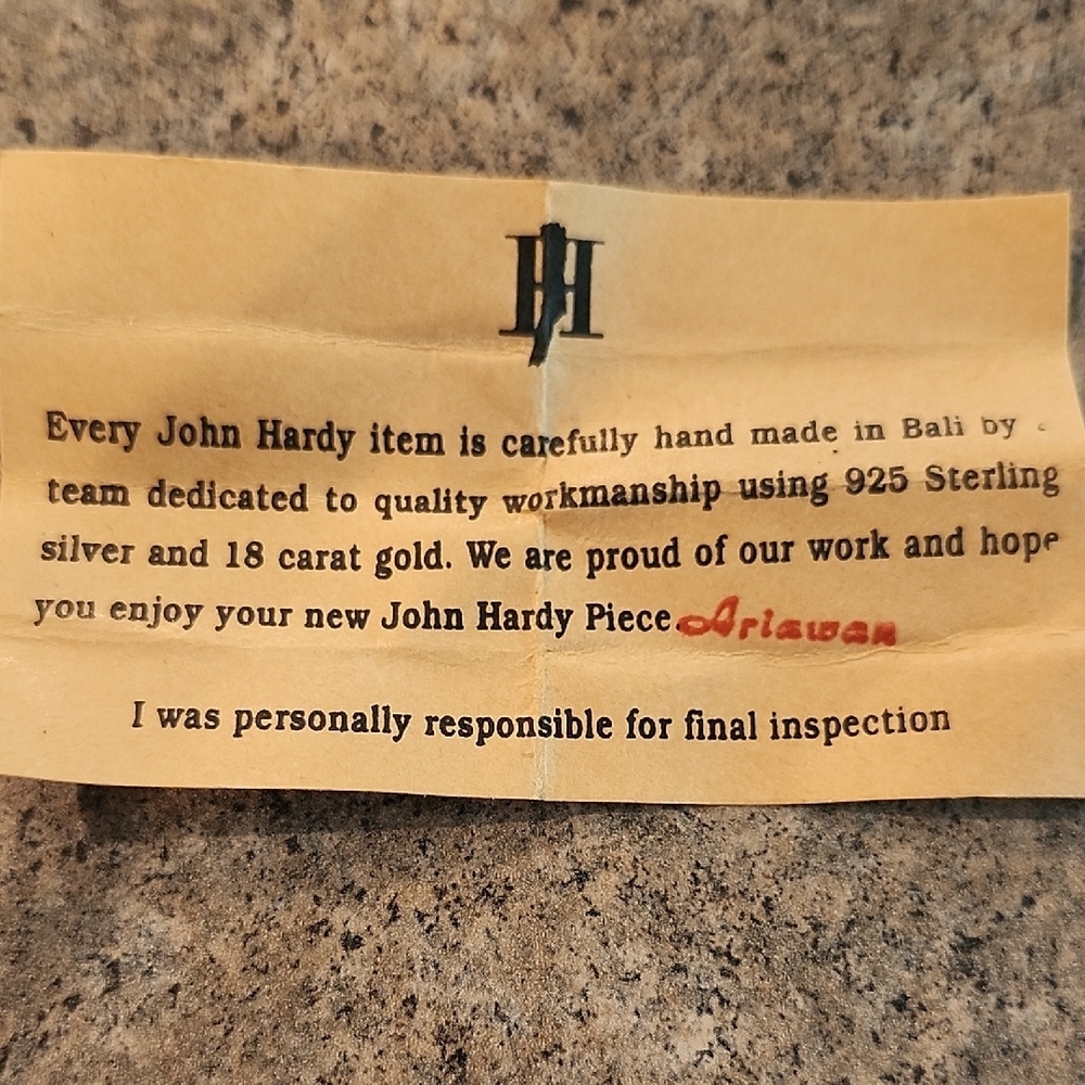 John Hardy Silver Leaf Pattern Earrings - image 6